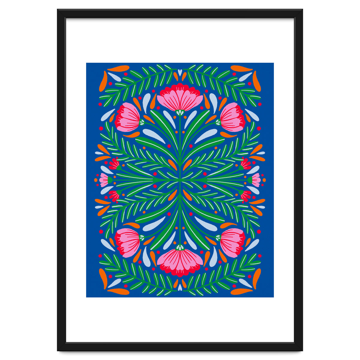 Bold Symmetrical Flowers