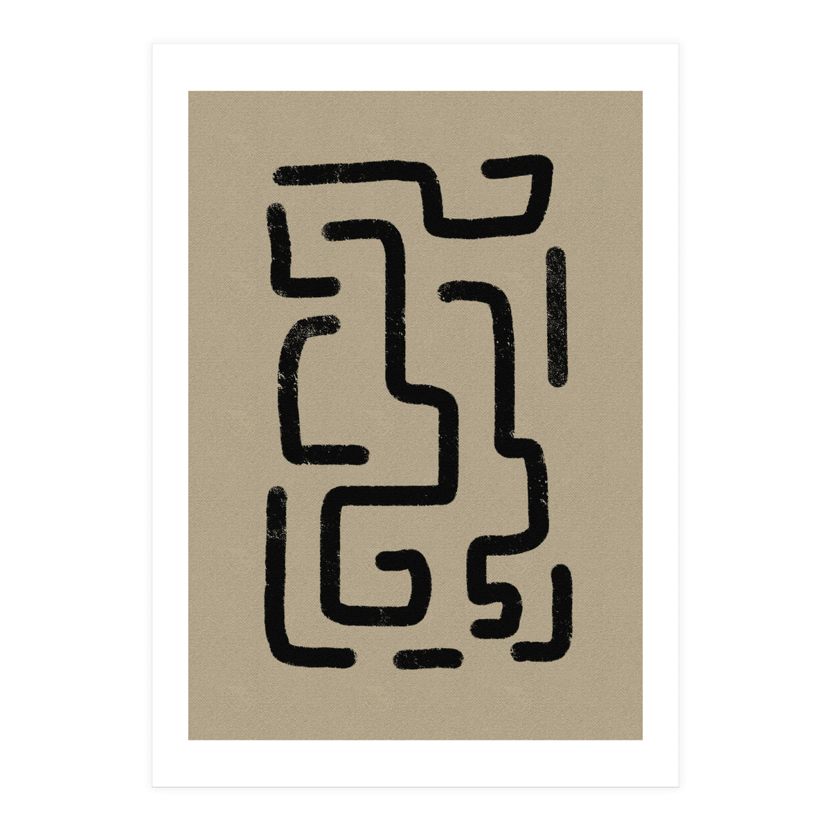 Minimalist Black Lines (Print Only)