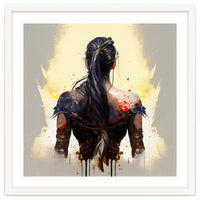 Warrior Woman From Behind