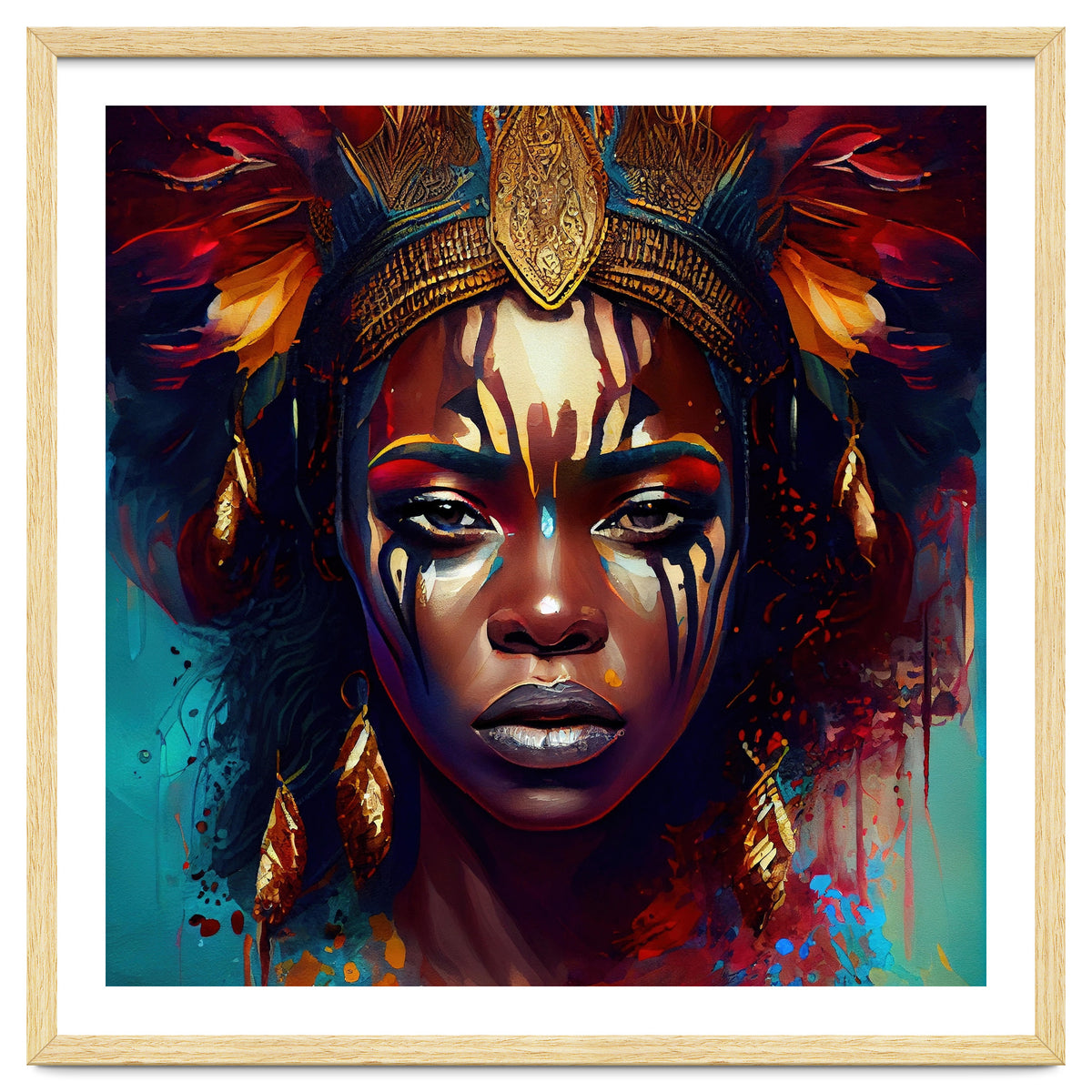 Powerful African Warrior Woman #3