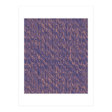 End Of Silence, Dark Purple Neutral Graphic Design, Eclectic Texture Pattern (Print Only) thumbnail