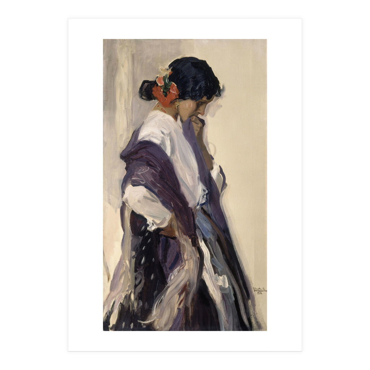 GIPSY ("GITANA") - 1912. (Print Only)