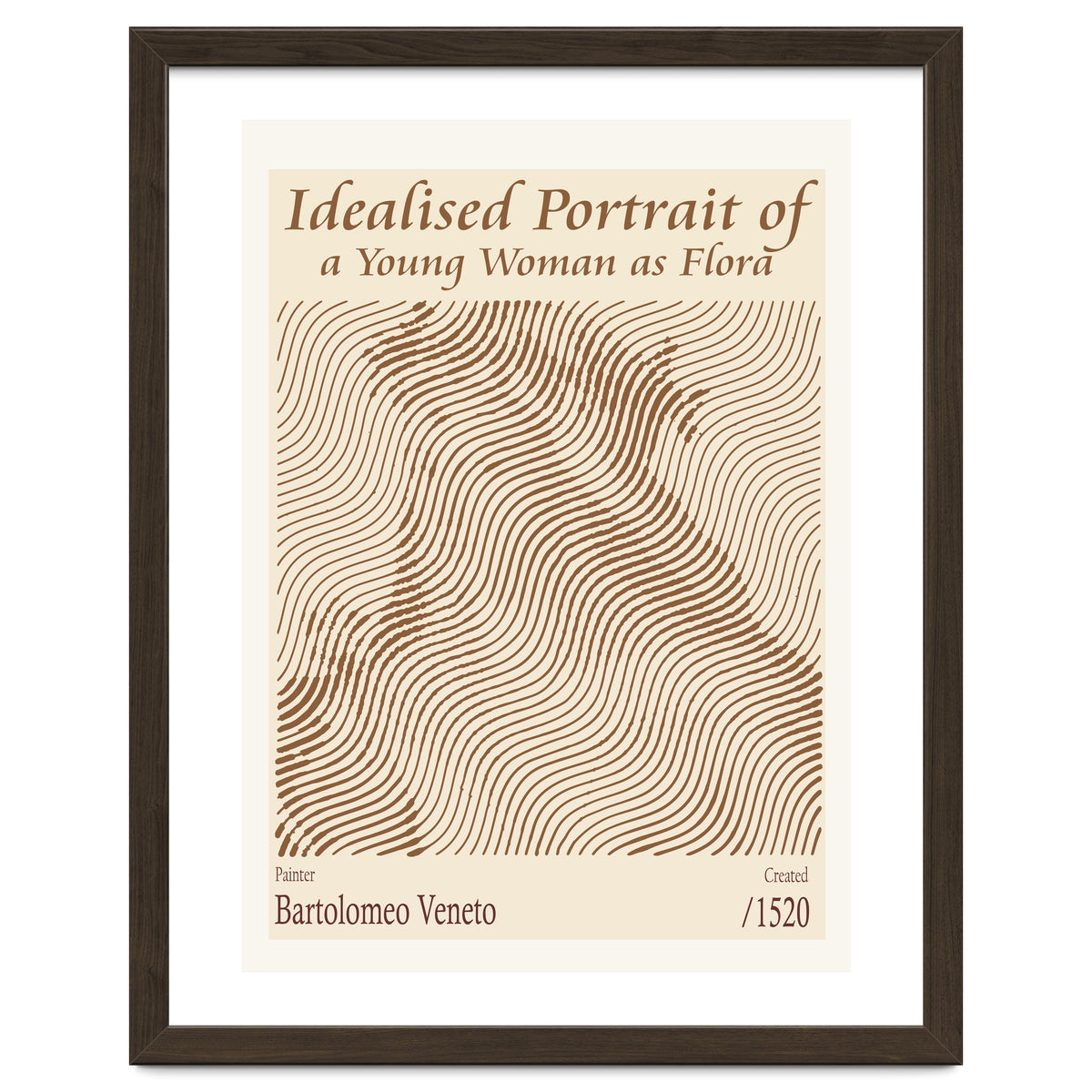 Idealised Portrait Of A Young Woman As Flora – Bartolomeo Veneto (1520)