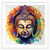 Rainbow Mandala Buddha Portrait thumbnail