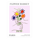 Paris Flower Market Picasso Style Art (Print Only) thumbnail