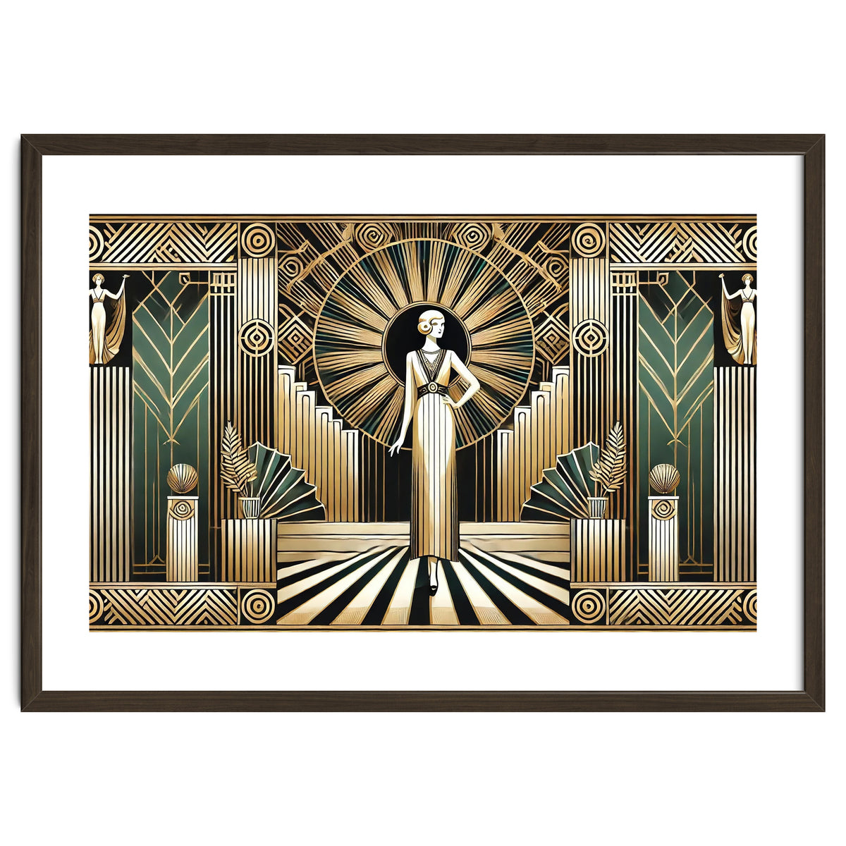 Golden Twenties Flair In Art Deco