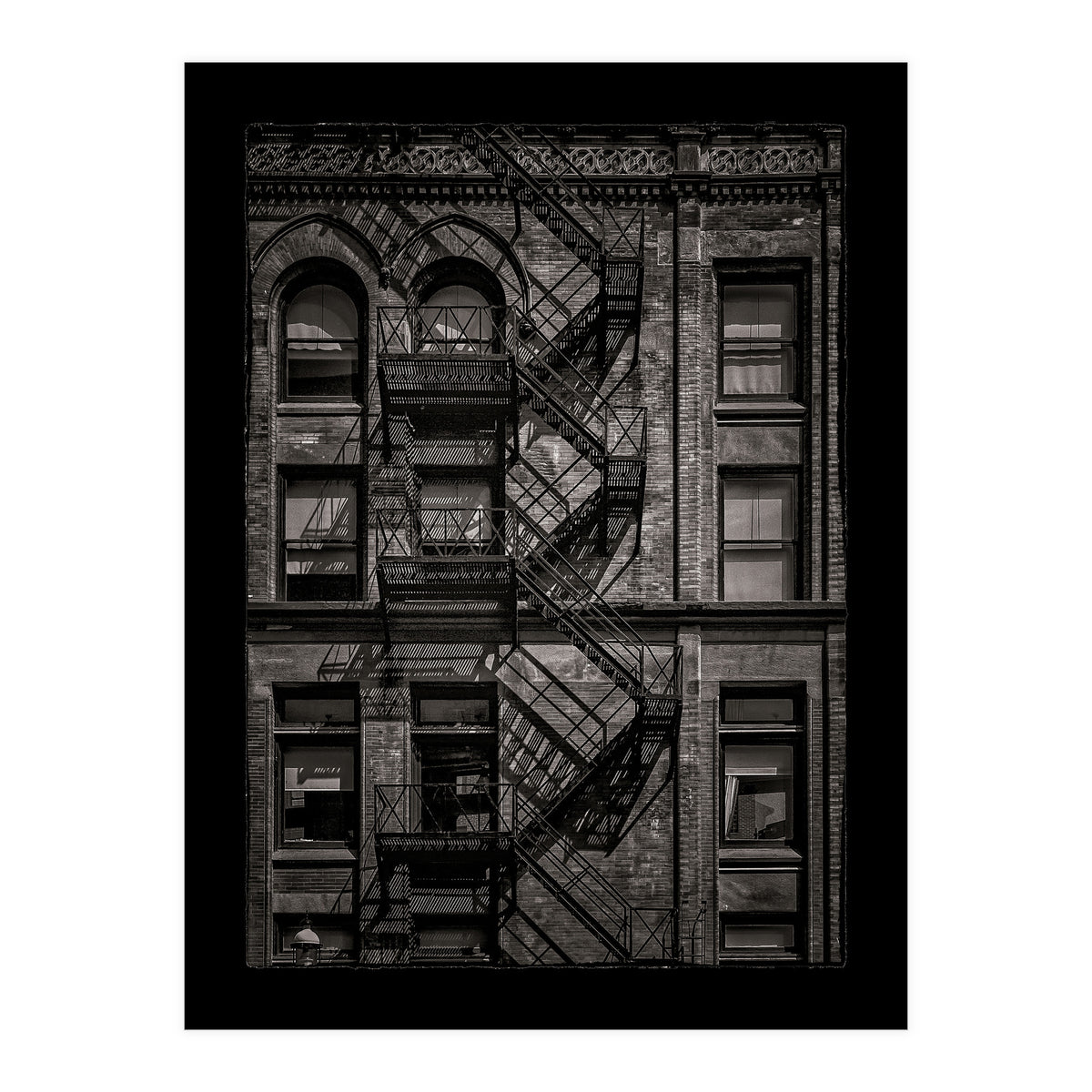 Gooderham Flatiron Building No 2 with Border (Print Only)