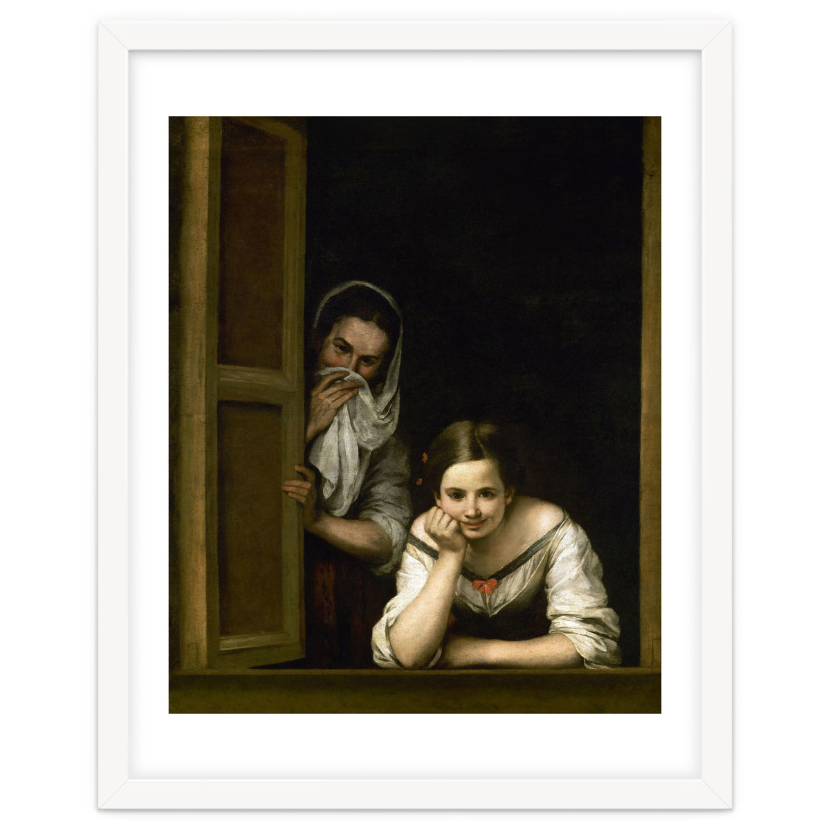 Bartolome Esteban Murillo:Two Women at a Window, c.1655/1660. National Gallery of Art Washington DC.
