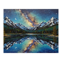 Midnight Mountain Reflection (Print Only)