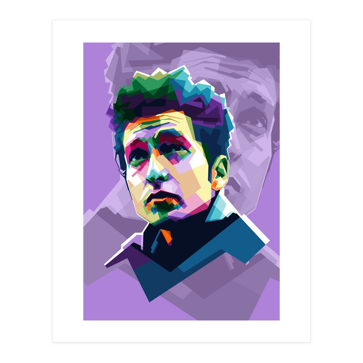 Bob Dylan Pop Art WPAP (Print Only)