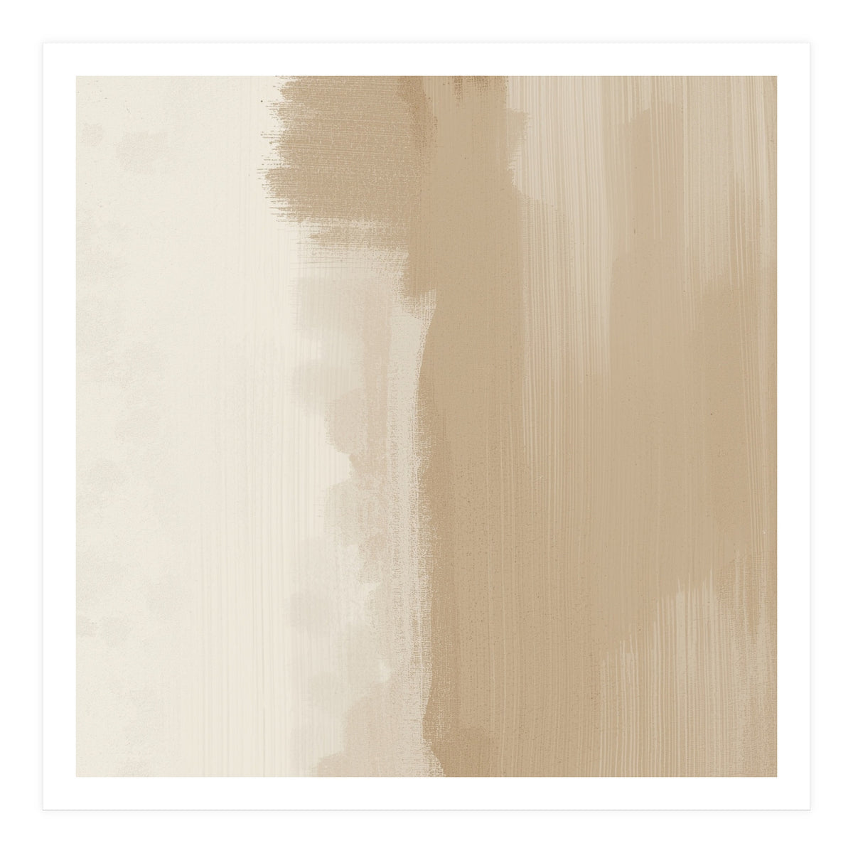 Lucid Origin Luxury Minimalist Abstract Warm Beige And Taupe Textured Soft Layered Brush Stro 0 3 (Print Only)