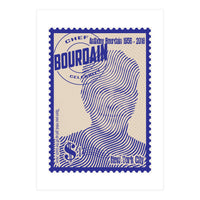 Anthony Bourdain Stamps Art (Print Only)