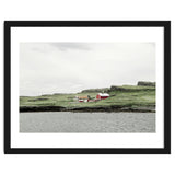 Red house on the shore - Iceland thumbnail