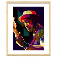 Marcus Miller Bass Jazz Musician Pop Art WPAP