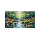 Sunlit Forest Stream (Print Only) thumbnail