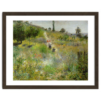 Chemin montant dans les hautes herbes. Oil on canvas (around 1875) 60 x 74 cm R. F. 2581.