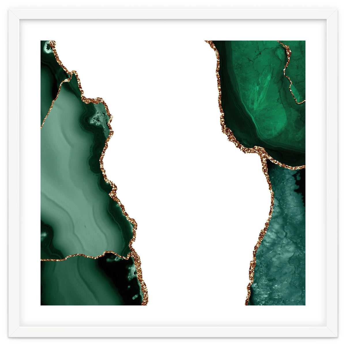 Emerald & Gold Agate Texture 15