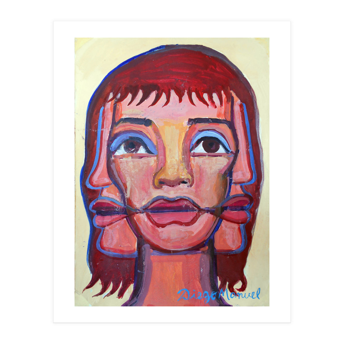Cabeza De Mujer 4 (Print Only)