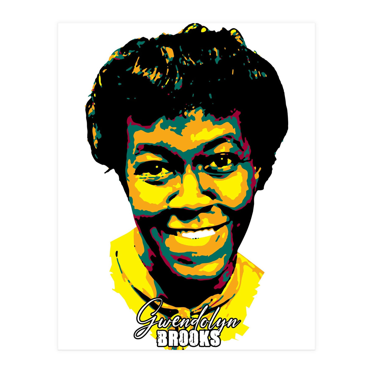 Gwendolyn Brooks American Poet Legend (Print Only)