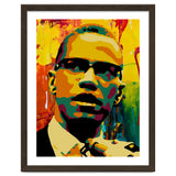 Malcolm X Colorful Abstract Art 2 thumbnail