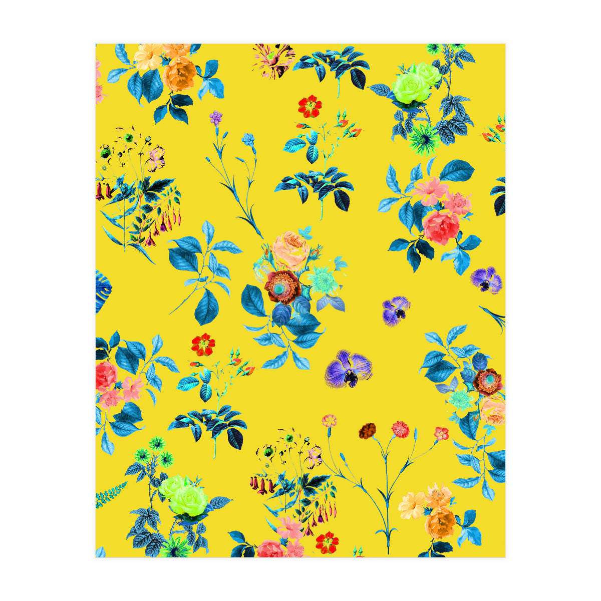 Floral Shower || #society6 #decor #buyart (Print Only)