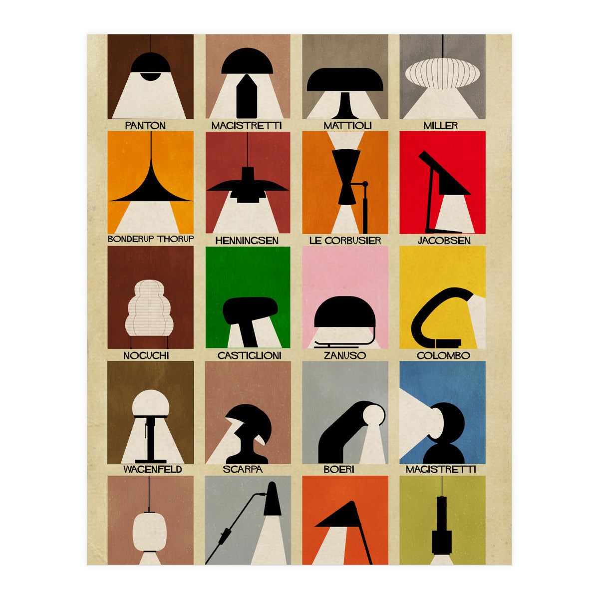 Zoo Lamp Lampade (Print Only)