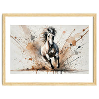 Galloping Horse Front View