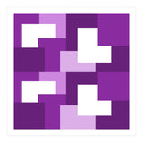 Purple Abstract Square Tiles (Print Only) thumbnail