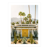 Palm Springs Mid-Century Modern Art, Desert Vibe Architecture, Retro Aesthetic Travel (Print Only)