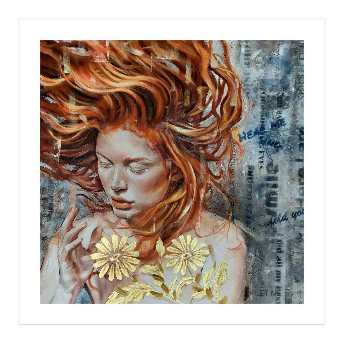 Blooming from the concrete  (Print Only)