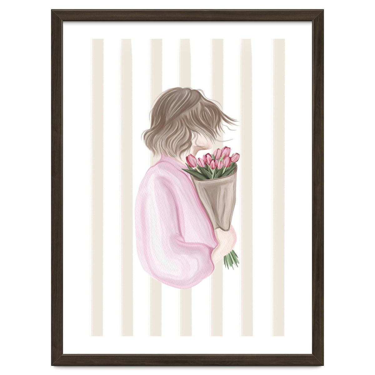 The Girl With The Tulips