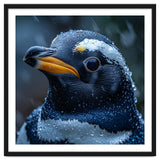 Macro view of a Penguin with Water Droplets thumbnail