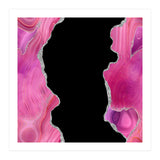 Magenta & Silver Agate Texture 02  (Print Only) thumbnail