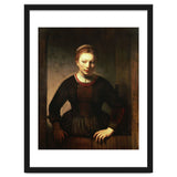 Rembrandt Harmenszoon van Rijn / 'Young Girl at an Open Half-Door', 1645. thumbnail