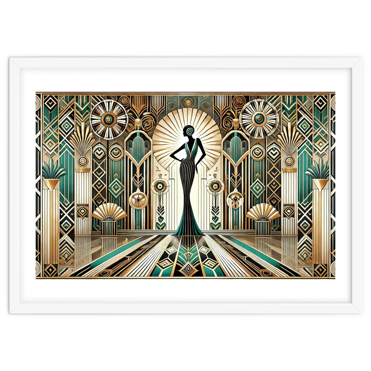 Art Deco Glamour Woman