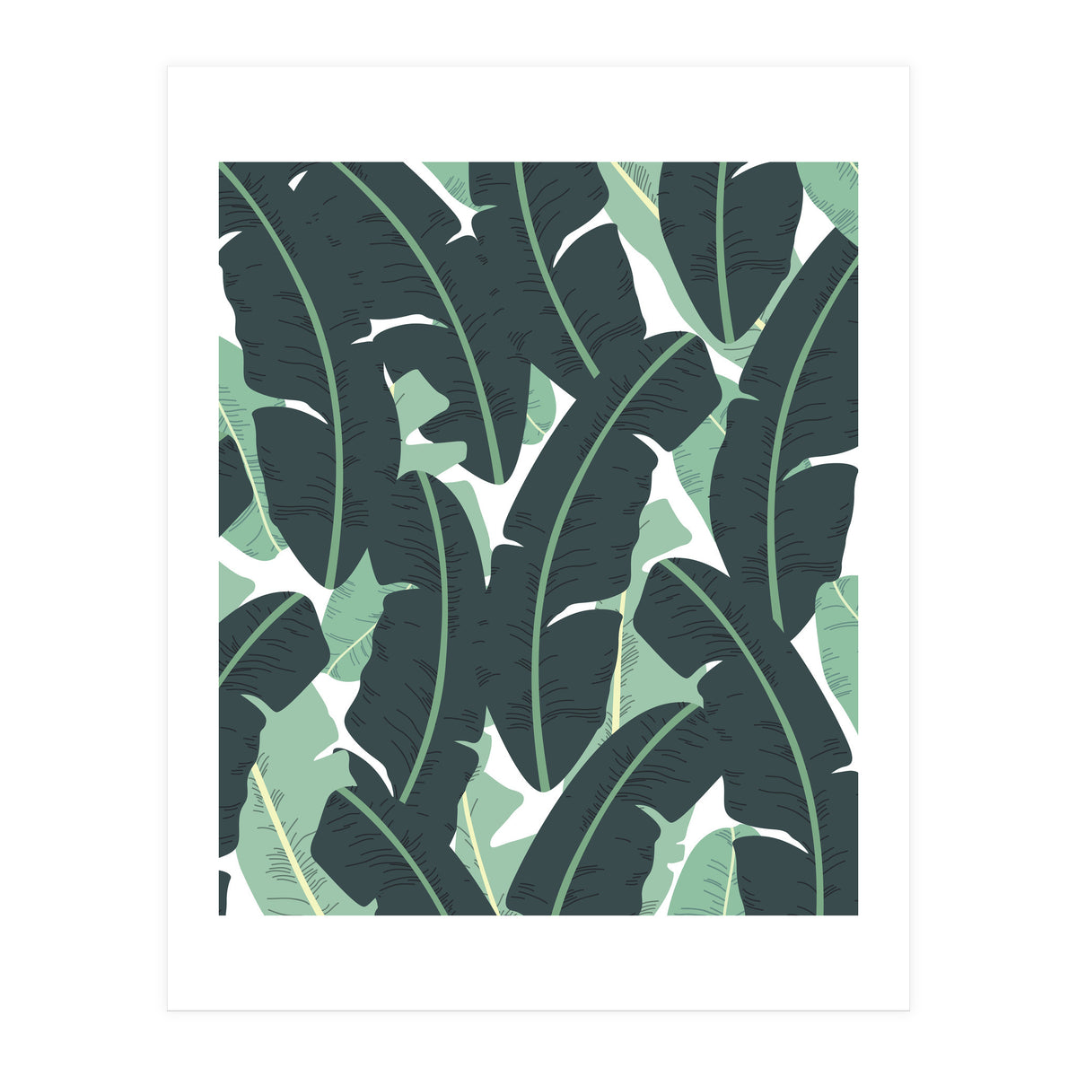 Banana Leaf Pattern (Print Only)