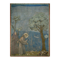 Saint Francis of Assisi preaching to the birds. Giotto. GIOTTO DE BONDONE (1266-1337). (Print Only)