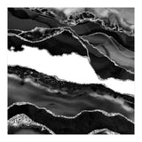 Black & Silver Agate Texture 06  (Print Only) thumbnail
