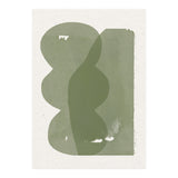 GREEN WATERCOLOR SHAPES NO.1  (Print Only) thumbnail