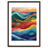 Abstract Rainbow Wave Landscape thumbnail