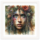 Wild Bloom Druid Woman Portrait thumbnail