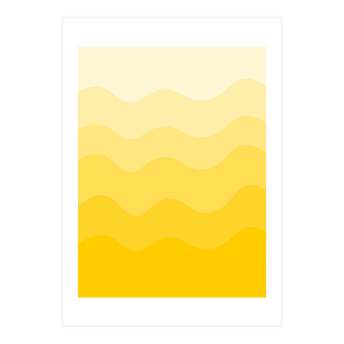Yellow gradient design (Print Only)