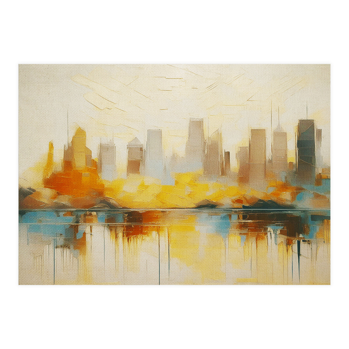 Buildings At Dusk 03 (Print Only)