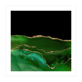 Green & Gold Agate Texture 07  (Print Only) thumbnail