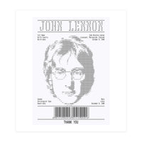 Receipt Art John Lennon (Print Only)