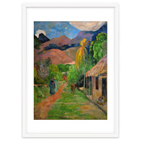 Path in Papeete, called rue du Tahiti. Oil on canvas (1891) 115.5 x 88.5 cm Cat. W 441.