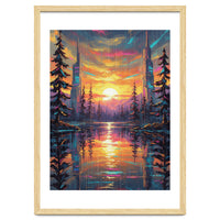 A Cybernetic Sunset Reflecting the Symbiosis