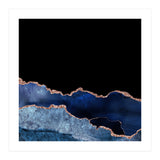 Navy & Rose Gold Agate Texture 10 (Print Only) thumbnail