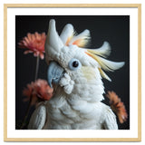 Beautiful Cockatoo Parrot With Yellow Crest thumbnail