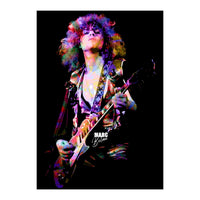Marc Bolan Musician Legend in Colorful (Print Only)